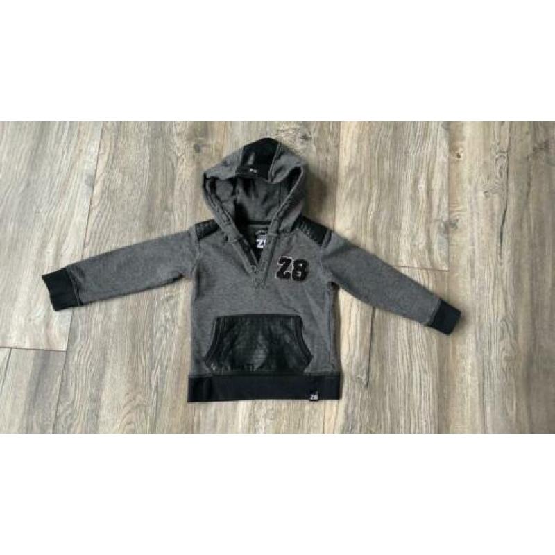 Z8 sweater zwart grijs maat 92/98 Zgan!