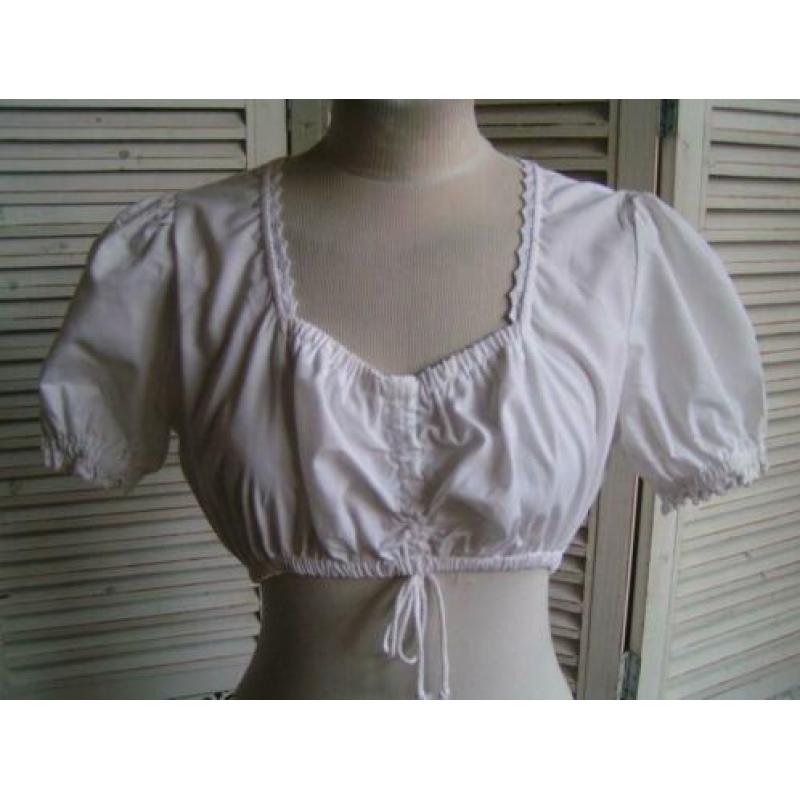 tiroler dirndl jurk en blouse maat 42 nr KK 440