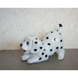 Vintage beeld hond keramiek Dalmatiër