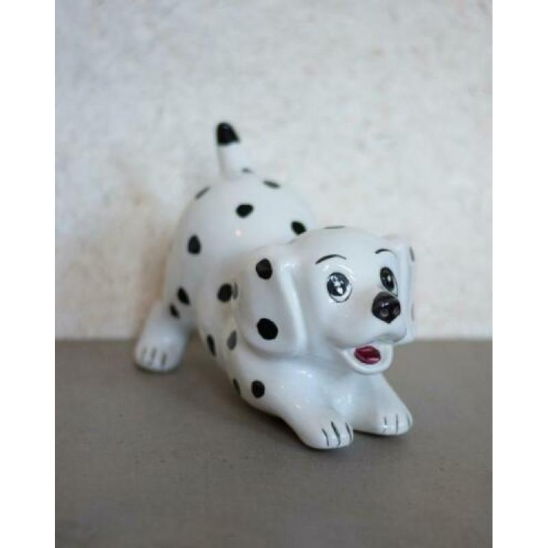 Vintage beeld hond keramiek Dalmatiër