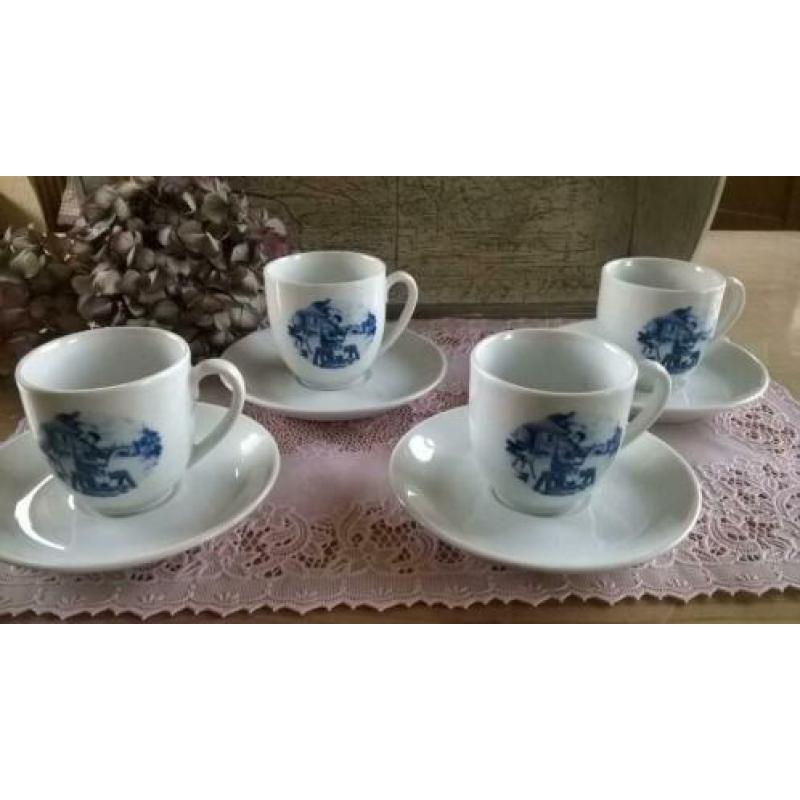 Ter Steege servies Oud Hollands Delfts Blauw 1984.