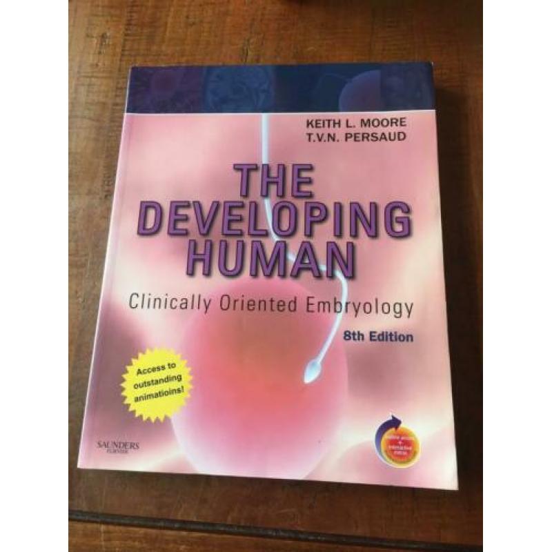 Geneeskunde boek the developing human hoek 8 editie zgan