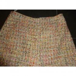 D4A Ana Alcazar mooie soort tweed korte short kleurrijk M