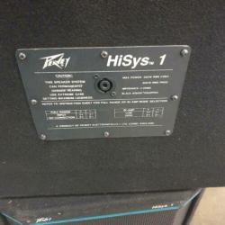 set van 2 Peavey Hisys 1 Black Widow 12''