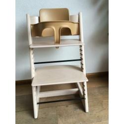 Stokke Tripp Trapp whitewash & baby adapter