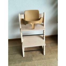 Stokke Tripp Trapp whitewash & baby adapter