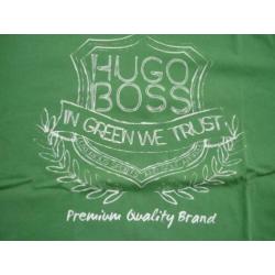 Te koop: Hugo Boss groen, sportief t-shirt maat L