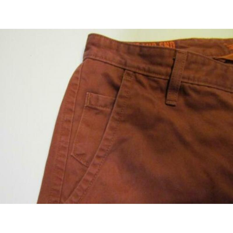 F333 DOCKERS mt W31 L32 chino broek jeans terra cognac