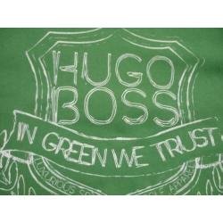 Te koop: Hugo Boss groen, sportief t-shirt maat L