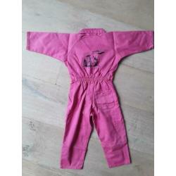 Overall / tuinbroek meisje, roze, maat 86.