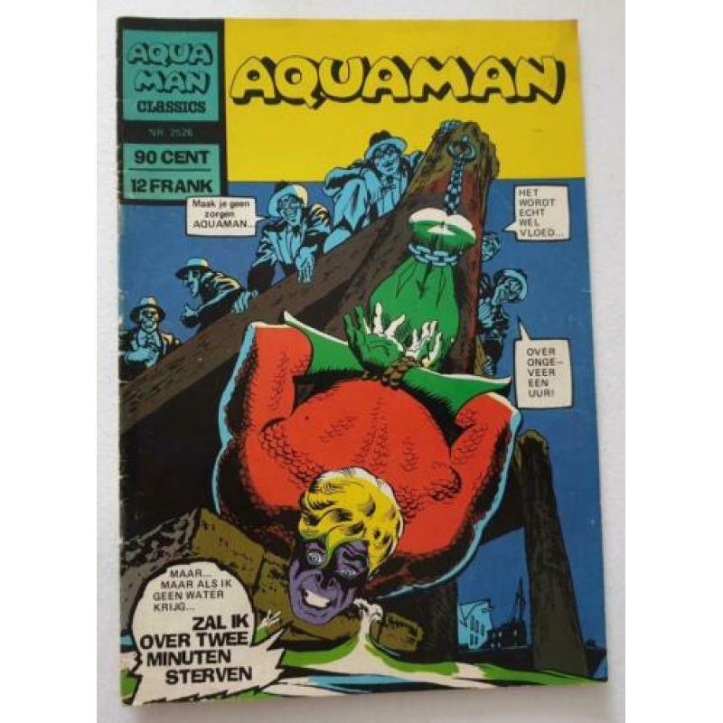 3 x AQUAMAN CLASSICS. 1971. #2515, #2526, #2533. 3 EURO p.st