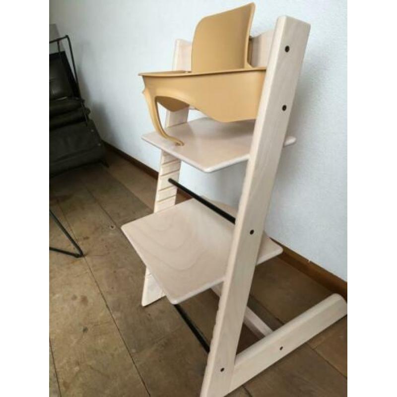 Stokke Tripp Trapp whitewash & baby adapter