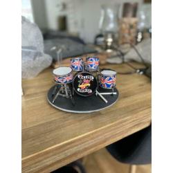 Rolling Stones, miniatuur drum set