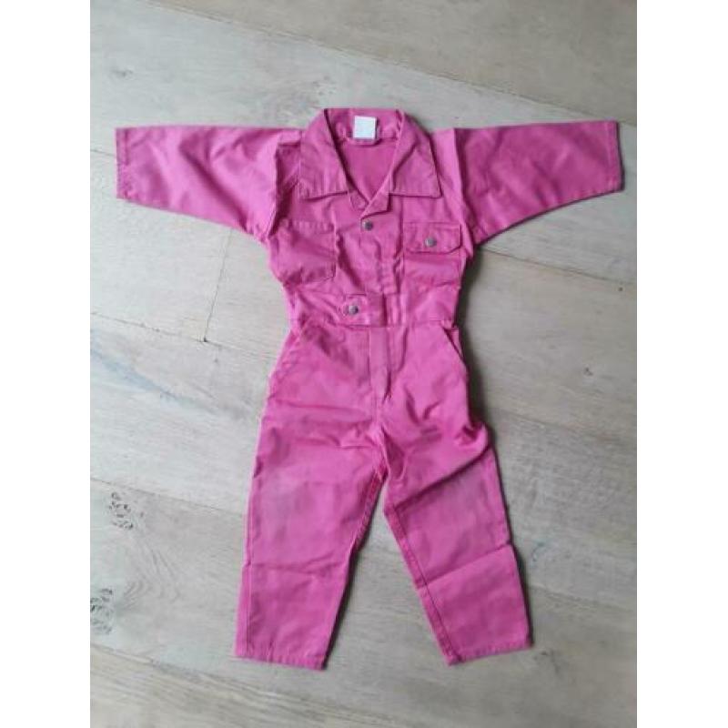 Overall / tuinbroek meisje, roze, maat 86.