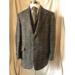 Harris tweed colbert maat 26. Barutti. Visgraat met ruit.