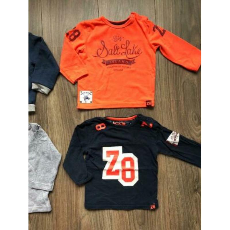 Pakket longsleeves shirts Z8 en vest vos Hema