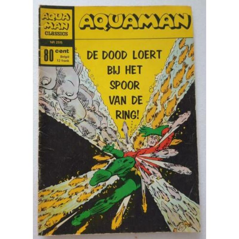 3 x AQUAMAN CLASSICS. 1971. #2515, #2526, #2533. 3 EURO p.st