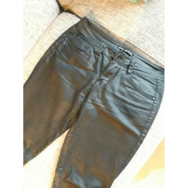 Gecoate broek zwart maat xs