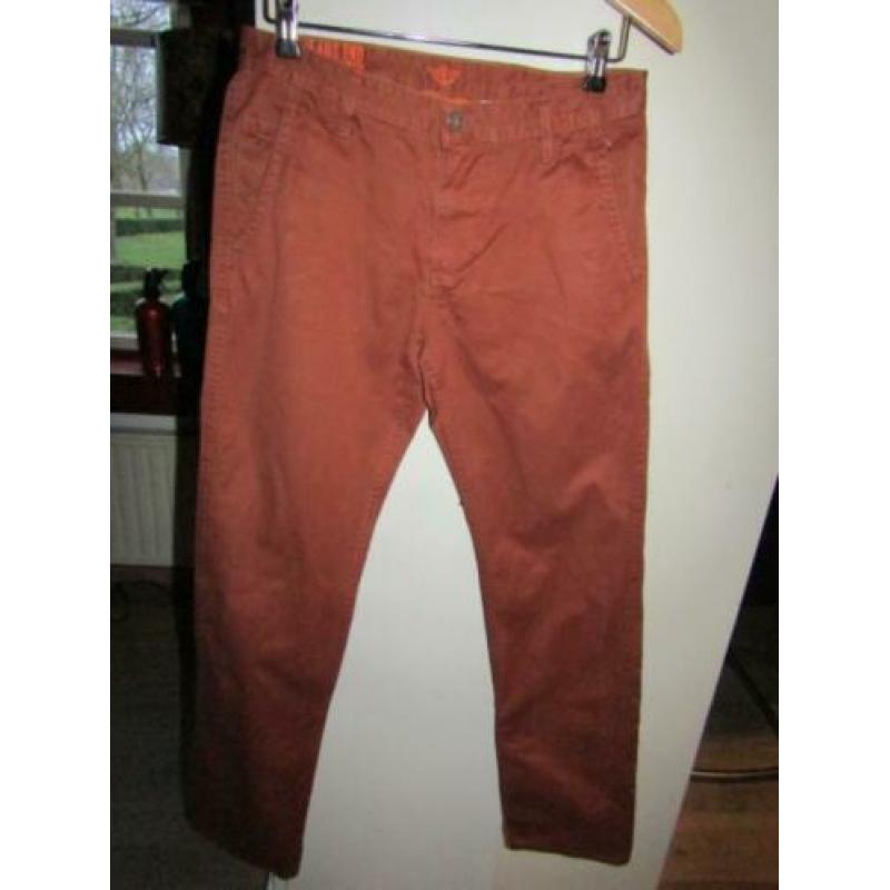 F333 DOCKERS mt W31 L32 chino broek jeans terra cognac