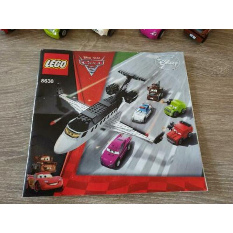 Lego Cars set 8638 Spy Jet Escape: Compleet met boekje