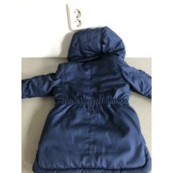 Winterjas donkerblauw tumble ‘n dry maat92