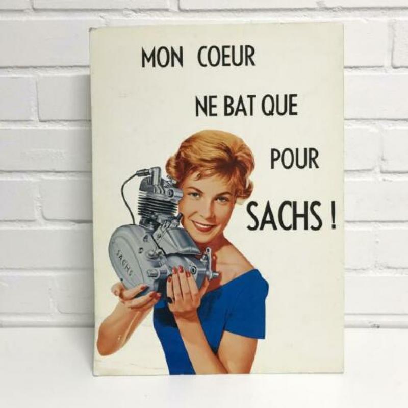 Sachs reclamebord