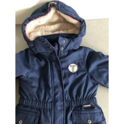 Winterjas donkerblauw tumble ‘n dry maat92