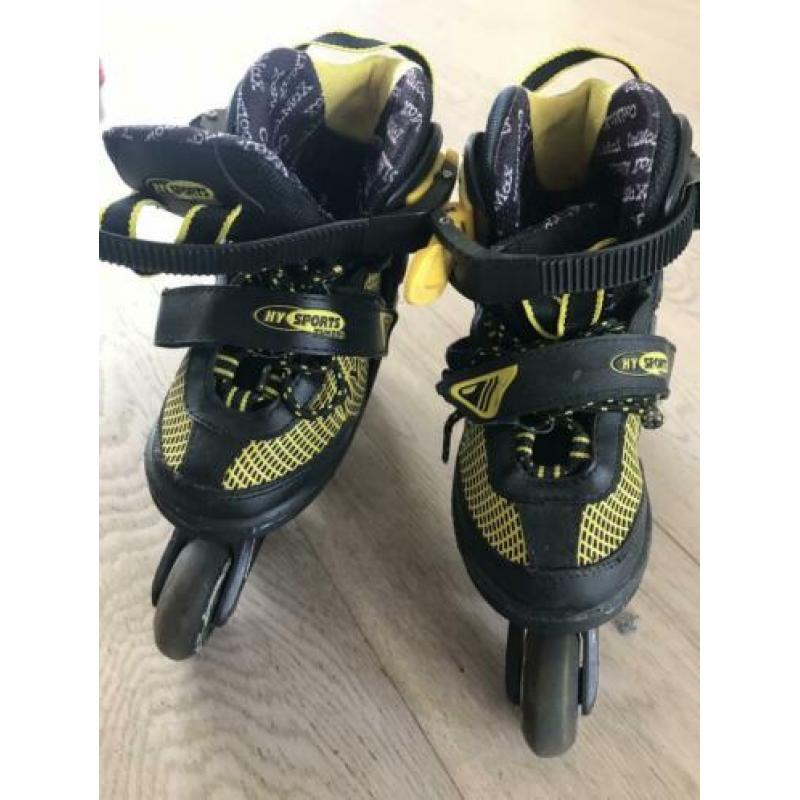 Mooie inline skates incl. bescherming + helm (maat 29-32)