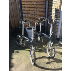 2 x Buzbike vouwfietsen met 3 naaf versnellingen