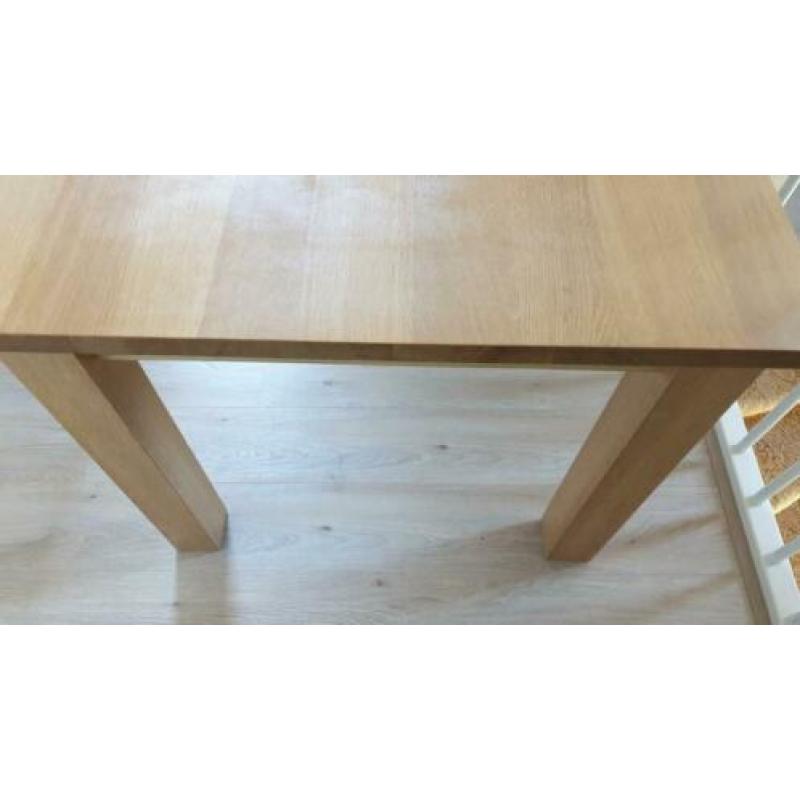 Eikenhouten eettafel 180*90*70