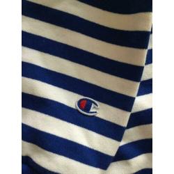 Champion sweater blauw wit maat s nieuw