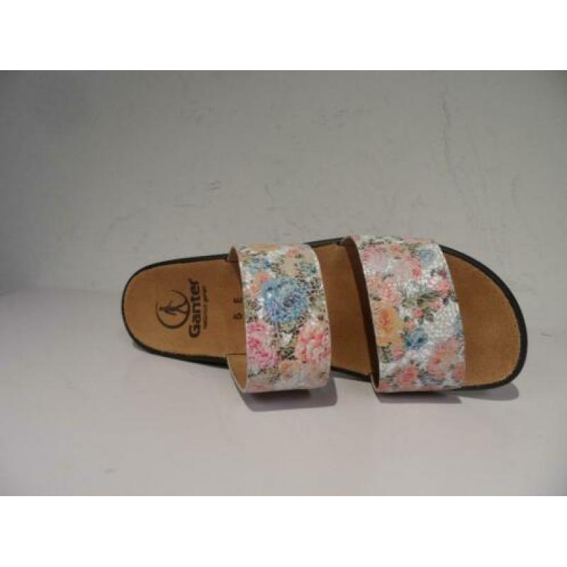 Ganter gebloemde slippers 38