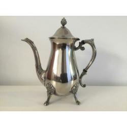 Vintage Leonard Silverplate Koffiepot Engeland