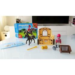 Playmobil Country 5112 Arabisch renpaard met paardenbox