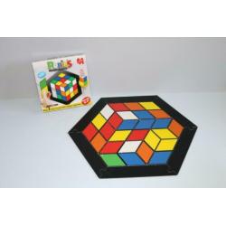 Rubik's double sided challenge behendigheidsspel