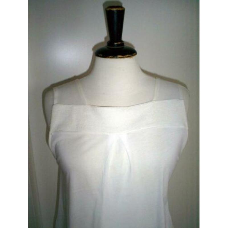 witte ZARA blouse top met strik maat 38