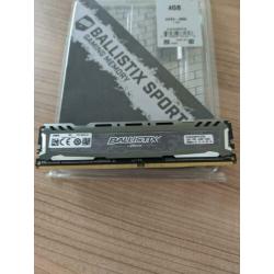 Ballistix sport DDR4 4GB geheugen