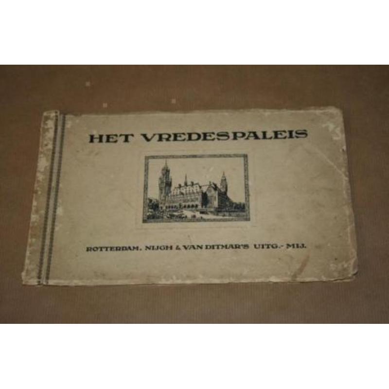 Het Vredespaleis - Antiek fotoboek - Circa 1910 !!