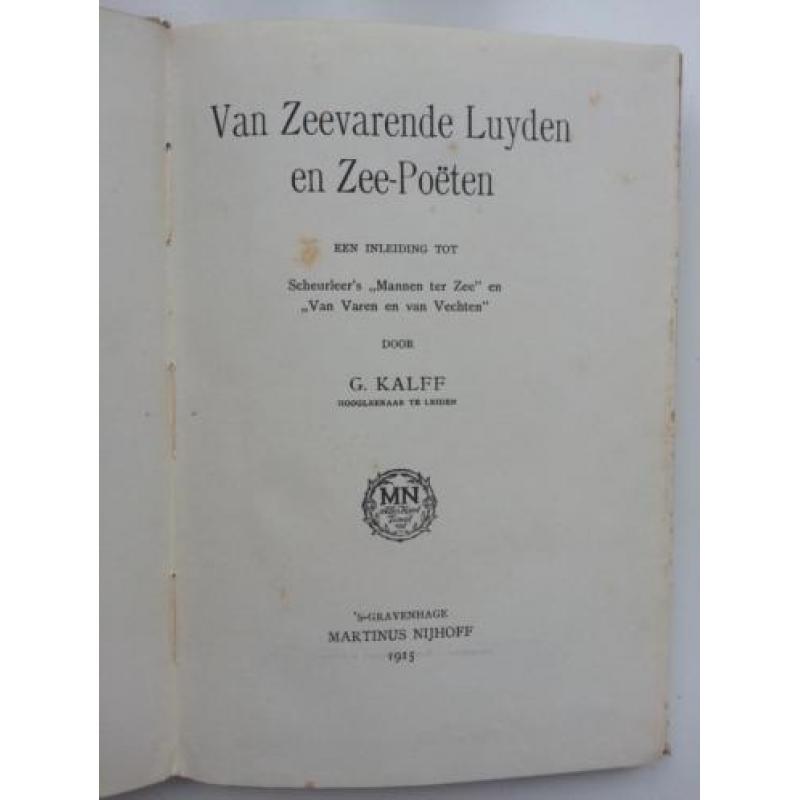 G. Kalff - Van Zeevarende Luyden en Zee-Poëten (Een inleidin