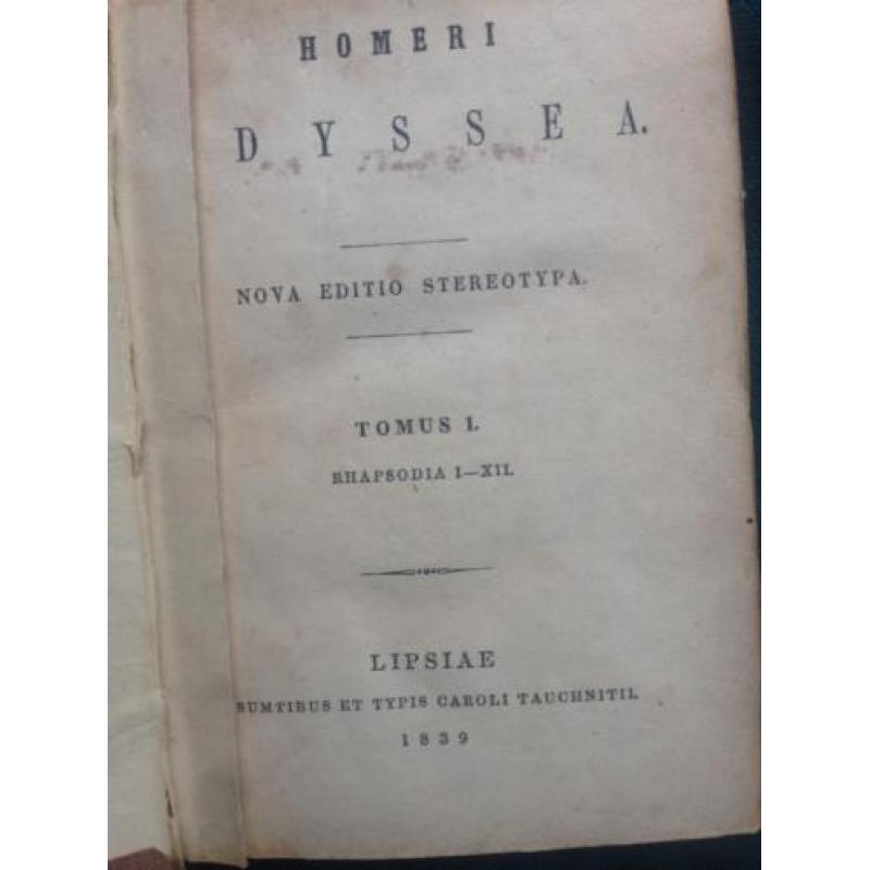 Deeltje van de Homerus Odyssee uit 1839