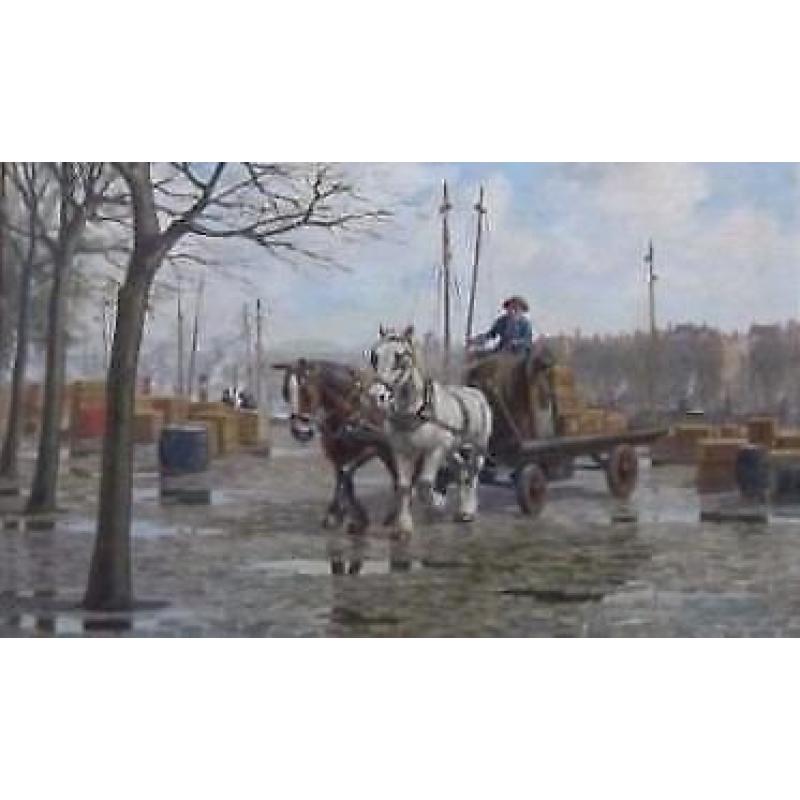 ==G J van Overbeek 1882-1947====kade in Rotterdam==KOOPJE!!=