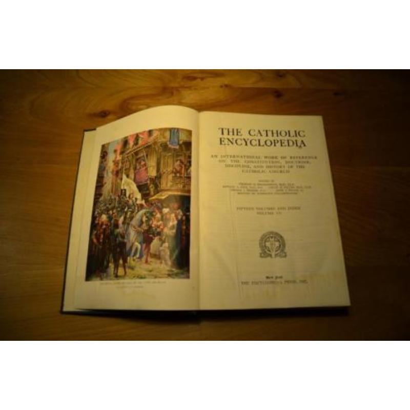 Catholic Encyclopedia deel 7 en deel 15 1910 en 1912