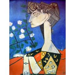 Picasso Jacqueline with flowers