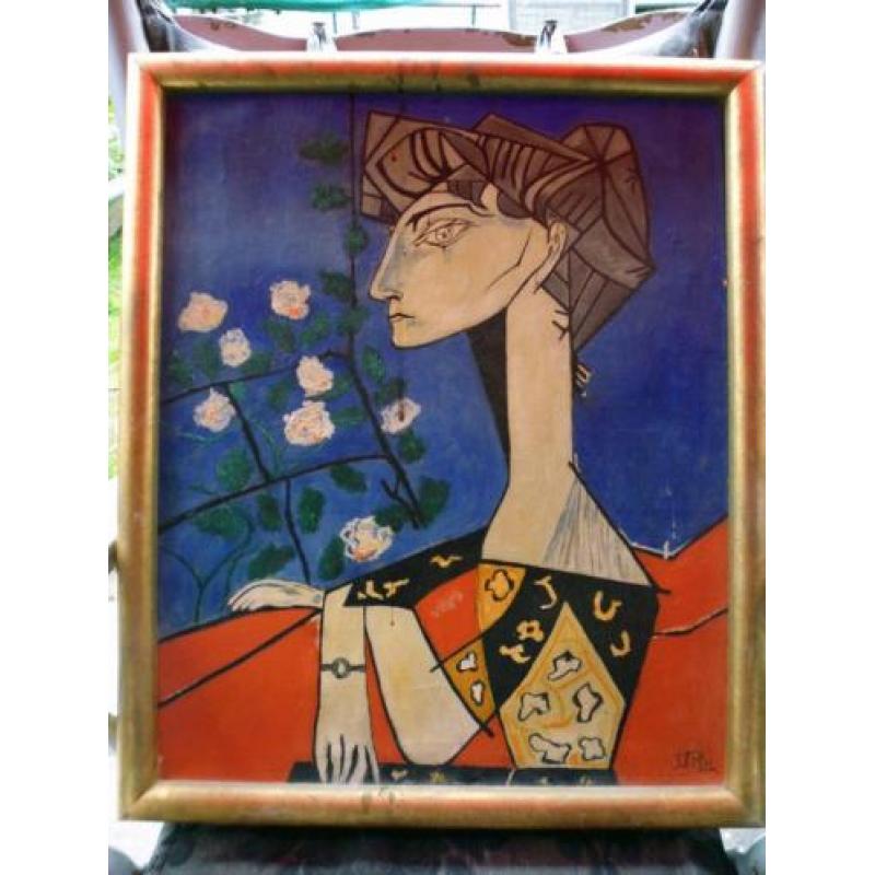 Picasso Jacqueline with flowers