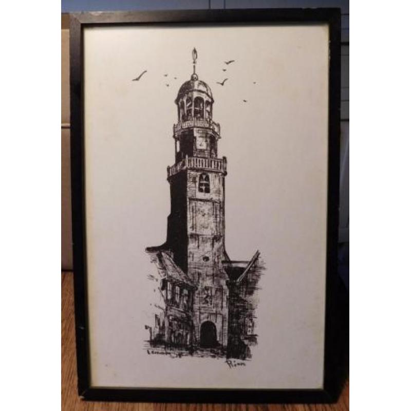 Pentekening Herv. kerk Lemmer