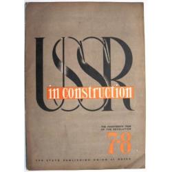 USSR in Construction 1931 Nr 7-8 Rusland Industrie