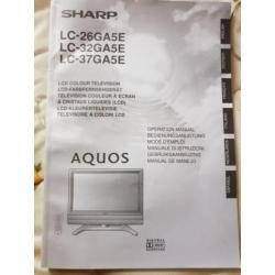 Sharp AQUOS 65 CM ZILVERGRIJS OP VOET