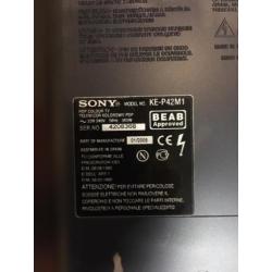 Teab - Sony plasma tv Wega KE-P42M1 defect