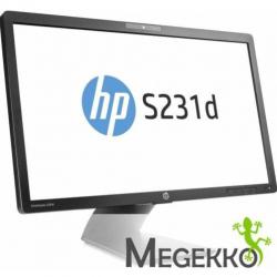 HP EliteDisplay S231d 23" Zwart Full HD