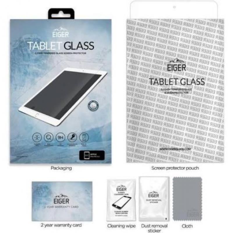 Eiger Tablet Tempered Glass Apple iPad Pro 10.5, nieuw